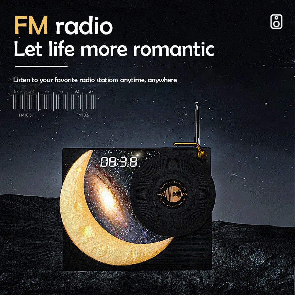 Starry Moon  Light Bluetooth Music Speaker 