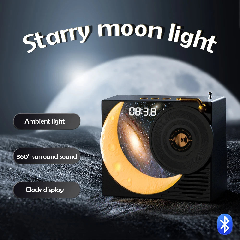 Starry Moon  Light Bluetooth Music Speaker 