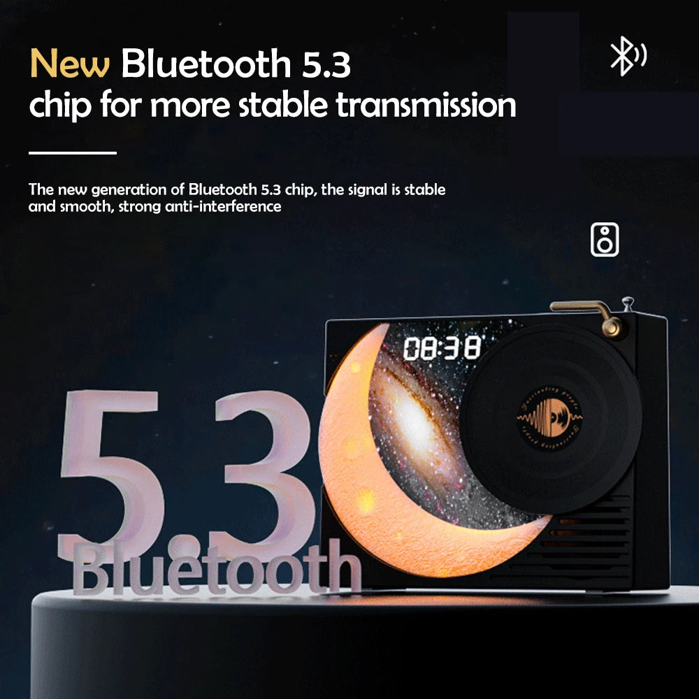 Starry Moon  Light Bluetooth Music Speaker 