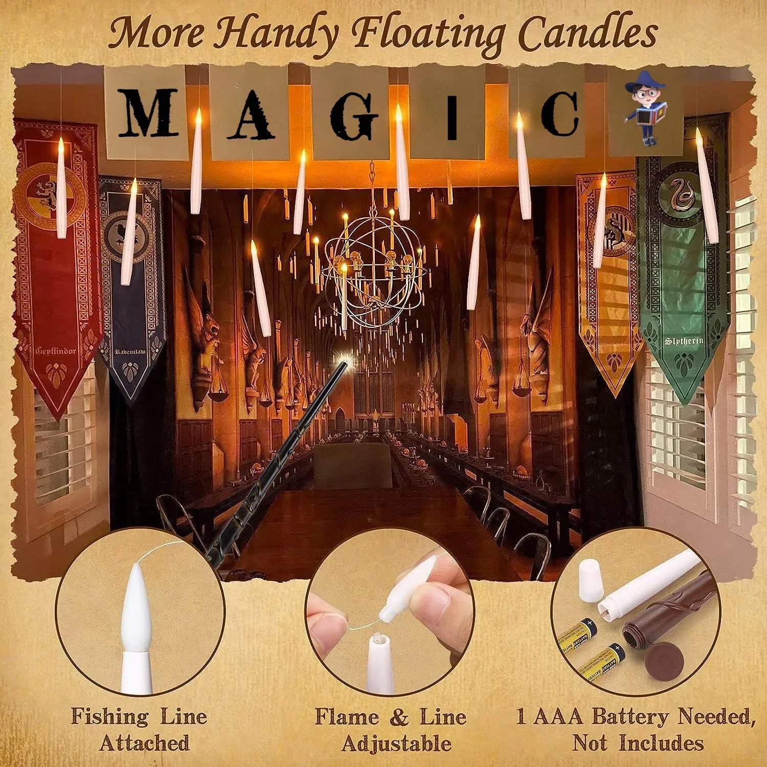 Lumos Aura Floating Candles